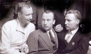 А.В.Беляков, Г.Ф.Байдуков, В.П.Чкалов.